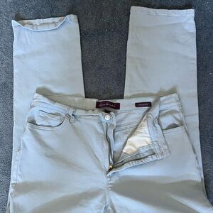 Gloria Vanderbilt Amanda Women's Size 16 Light Blue Chino Pants